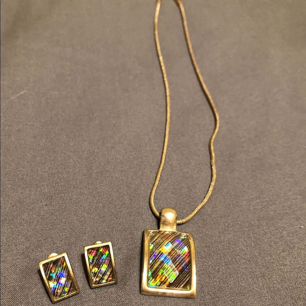 Matching Necklace and earrings